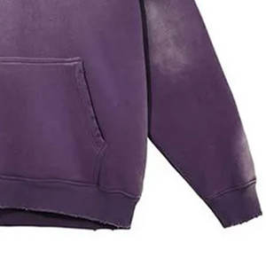 Survêtements 100% coton respirants en molleton délavé à l'acide pour hommes, vêtements décontractés de haute qualité, logo personnalisable pour l'hiver - Product Image 5