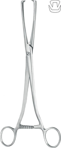 Tenaculum utérin Museux, forceps de 24 cm en acier inoxydable, manuel, réutilisable, instrument chirurgical gynécologique - Product Image 3