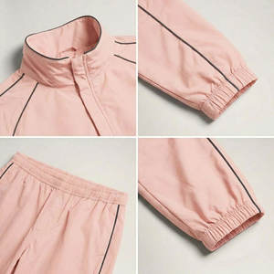 Conjunto Deportivo de Chaqueta y Pantalones Cortavientos de Nailon de Primera Calidad, Fabricante de Ropa Deportiva - Product Image 3