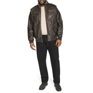 Veste en cuir pour homme de qualité supérieure, personnalisée, en gros, à prix avantageux, en matériau durable - Product Image 5