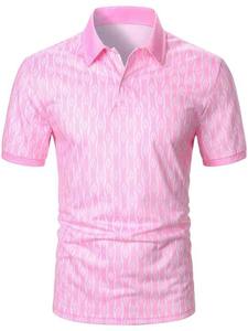 เสื้อโปโลพิมพ์ลายแบบซับลิเมชั่นสำหรับผู้ชาย ขายส่งปี 2023 เสื้อหลากสี แขนครึ่งตัว คอปก เสื้อโปโลสไตล์สตรีทแวร์สำหรับฤดูร้อน - Product Image 2