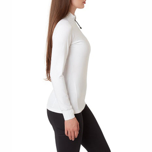 Vêtements équestres OEM pour femmes, chemise de spectacle équestre d'extérieur à manches longues avec fermeture éclair et couche de Base - Product Image 2