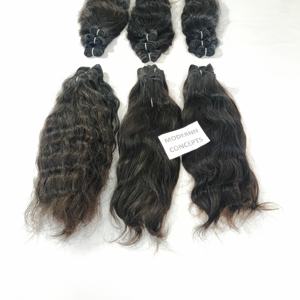 Extensiones de cabello humano peruano 100% crudo sin procesar sin desprendimiento natural de 8-32 pulgadas, proveedor de paquetes ondulados, cutícula virgen alineada - Product Image 3