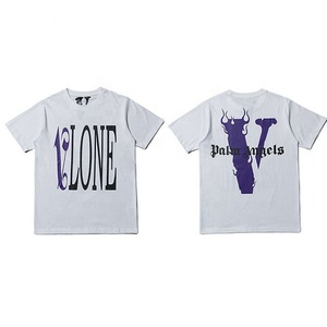 Camiseta cuadrada con diseño personalizado que brilla en la oscuridad, ropa de calle, camisetas de algodón 100%, ropa informal para hombre, Camiseta con estampado Dtf a muy bajo precio - Product Image 3