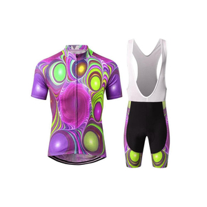 Conjunto de pechera de ciclismo personalizada de alta calidad para hombres OEM ODM proveedor uniforme de ciclismo transpirable de secado rápido para venta al por mayor - Product Image 5