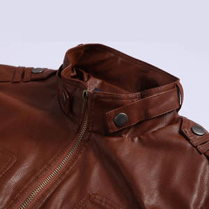 Personalizado Real Leather Man Chaquetas de cuero Precio de fábrica Chaqueta/Pakistán Cordero Cuero al por mayor, Moda Hombres Negro Personalizado - Product Image 3