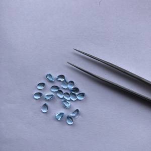 3mm 5mm Topacio azul cielo Natural pera suave cabujón suelto piedra preciosa semipreciosa para la fabricación de joyas collar pulsera Alibaba - Product Image 1
