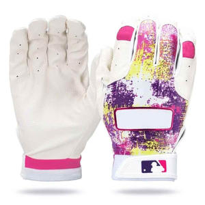 2025 Gants de baseball de conception Gants de frappeur en cuir PU respirants robustes pour toutes les tailles Gants de frappeur de baseball personnalisés - Product Image 1