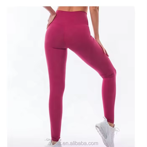 Usine pas cher prix Europe longue séchage rapide femme pêche Fitness exercice serré hauteur taille course hanche ascenseur Yoga pantalon solide mi - Product Image 6