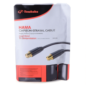 Câble coaxial Hama 1,5 m, connecteur d'antenne mâle-femelle, transmission du signal TV - Product Image 2