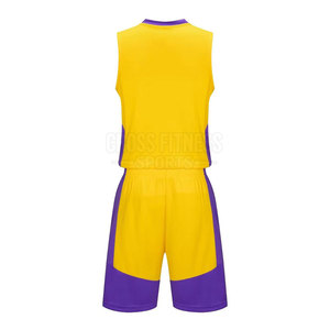 Nuevo diseño de alta calidad uniforme de baloncesto logotipo personalizado uniforme de baloncesto precio barato uniforme de baloncesto - Product Image 2