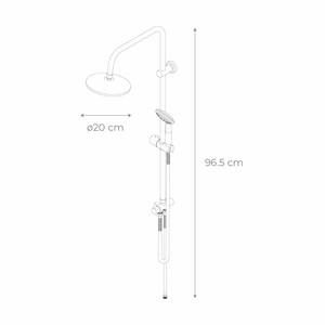 Colonne de douche en acier inoxydable K2O sans robinet '<span class=keywords><strong>Chillout</strong></span> Cascade' Ensemble de salle de bain - Product Image 4