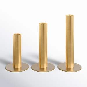 Portavelas de Metal dorado nuevo de diseñador dorado brillante para decoraciones interiores y exteriores, tarro de vela de linterna de Metal de último estilo - Product Image 2