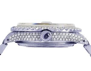 นาฬิกาฮิปฮอปออกทำจากเพชรหน้าปัดโรมันแบบกลไกอัตโนมัติตัวเรือนสีแดงทันสมัยสำหรับผู้ชายแฟชั่นสุดหรูจากอินเดีย - Product Image 5