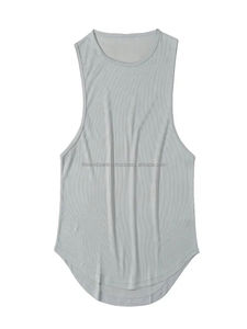 Débardeur de gymnastique sans manches en coton de haute qualité pour hommes gilet d'entraînement pour hommes avec impression Singlet Fitness Wear - Product Image 4