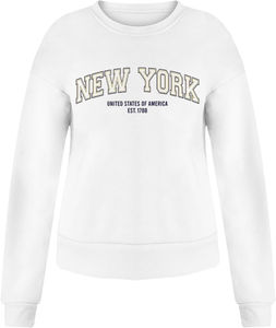 Sweat-shirts à capuche décontractés pour femmes, respirants, de haute qualité, en coton, avec logo personnalisé, couleur unie, col rond - Product Image 3