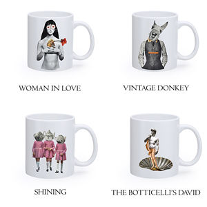 Taza de Cerámica Europea de Alta Calidad, Apta para Microondas y Lavavajillas, con Tapas y Lindos Diseños, para Té, Desayuno, Leche - Product Image 5