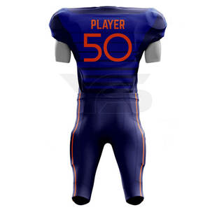 Ensemble de maillot de football américain pour adultes de grande taille, respirant et haute performance, 100% coton, anti-UV - Product Image 2