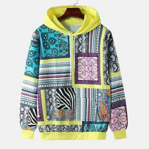 Sudaderas con Capucha para Hombre, Duraderas y Fáciles de Lavar, Sublimadas, 100% Algodón, Forro Polar Otoñal, Antiarrugas, Cómodas para Uso en Exteriores, Nuevo Diseño - Product Image 1