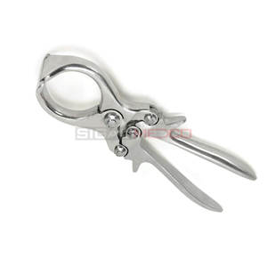 Pince de castration professionnelle en acier inoxydable allemand de haute qualité, réutilisable, durable, sûre et efficace pour la chirurgie vétérinaire du bétail - Product Image 4