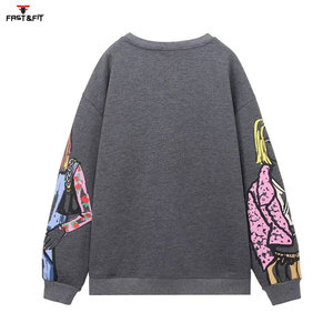 Top Trending Nuevas sudaderas con capucha de moda Transpirable Secado rápido Logotipo personalizado Nuevo diseño Sudadera con hombros caídos - Product Image 2