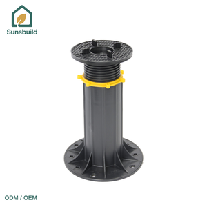 Sunsbuild Heavy Duty Adjustable Plastic Pedestals for <b>Deck</b> Joist Support Outdoor Decking and Landscaping Project - Product Image 4