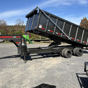 Cheap Affordable Agricultural Hydraulic Tipping <b>Trailer</b> for Sale Ready to Ship <b>Farming</b> Supplier - Product Image 1