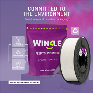 Filamento WINKLE PLA HD de 2.85mm, 1kg, para Impresora 3D, Alta Tolerancia 0.05mm, Compatible con Cama Caliente 190-230, Biodegradable, Fácil de Imprimir - Product Image 6