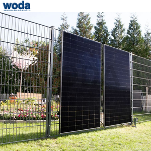 Panneaux de clôture cour de jardin extérieure haute rigidité lourde 868 656 clôtures photovoltaïques solaires de sécurité à <span class=keywords><strong>double</strong></span> treillis métallique - Product Image 1