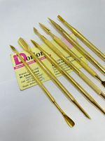Dorlon Coupeur de cuticules en acier inoxydable plaqué or 5.5 "de haute qualité Soins personnels durables Fournitures pour ongles Outils de beauté