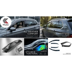Fiat Dobl II 2-Piece 2010-2021 Compatible Window Visor / Wind Deflector - Product Image 4