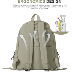 <b>Large</b>-<b>Capacity</b> Waterproof Oxford Laptop <b>Backpack</b> With Polyester Lining Zipper Closure For Outdoor school bags - Product Image 5