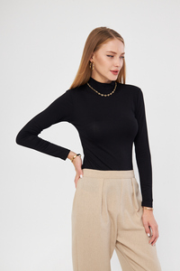 COL ROULÉ SOUS-VÊTEMENTS DE CORPS À MANCHES LONGUES VÊTEMENTS POUR FEMMES SOUS-VÊTEMENTS CORPS - Product Image 5