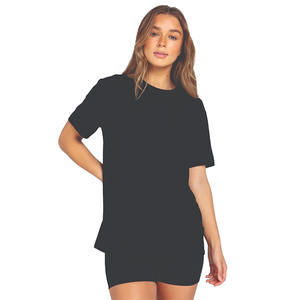 Vente chaude 2025 T-shirts pour femmes en coton personnalisé de haute qualité pour l'été Impression numérique Vêtements personnalisés pour femmes - Product Image 1