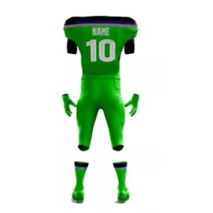 Nouvelle conception maillot de football américain vêtements de sport de plein air respirants avec manches courtes uniforme d'équipe option de taille plus - Product Image 4