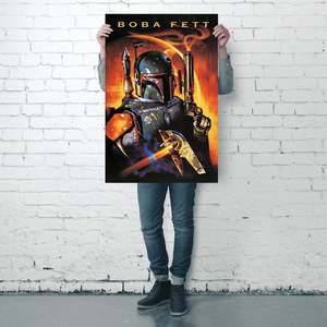 Póster de lienzo de Star Wars Boba Fett de estilo moderno para decoración de pared - Product Image 2