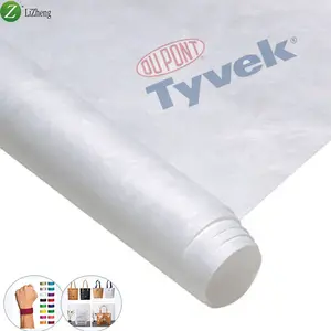 Lizheng sampel gratis printer Dupont Tyvek cufe1025d 1056d 1070d 1082d 1443r asli tahan air kustom Cina gulungan kertas Tyvek