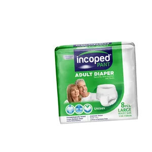 Disposable Incoped Pant Unisex Adult Diaper Medium Large And Ex Large Size Adult Diapers at Factory Price Unisex Diaper