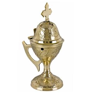 Quemador de Incienso Decorativo Hecho a Mano para el Hogar y Hoteles, Acabado Dorado, Estilo Único, Quemador de Bakhoor Aromático - Product Image 6