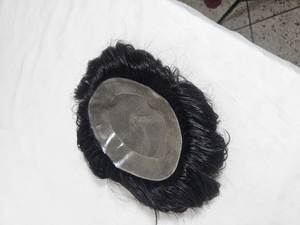 Patch indien Remy en soie naturelle américaine pour hommes, système capillaire de haute qualité - Product Image 2