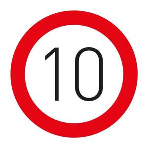 10 Señales de Tráfico Reflectantes TT-29, Límite de Velocidad Máxima, Material de Acero y PVC, Opciones LED Solares para Seguridad en Carreteras - Product Image 1