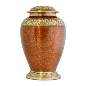 Urnes de conception les plus tendances pour les cendres humaines Nouveau design Urnes de crémation en métal faites à la main pour les cendres Prix de gros - Product Image 5