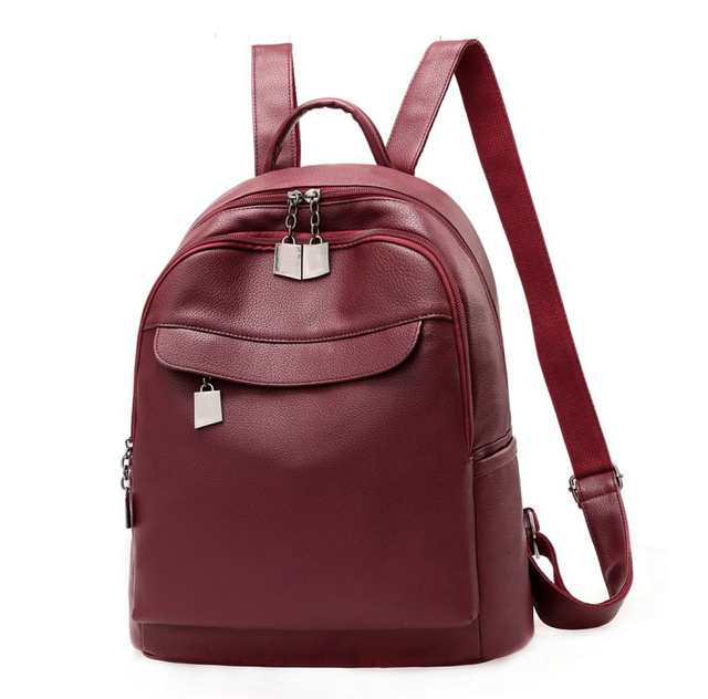 Eco Friendly Recycled Material Women's Backpack with Zipper Closure Durable Sustainable Fashion Daily Commute Bag