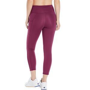 Pantalones de yoga para levantamiento de cadera de secado rápido de cintura alta con logotipo personalizado, pantalones acampanados ajustados de pierna ancha, mallas deportivas para gimnasio para mujer - Product Image 2