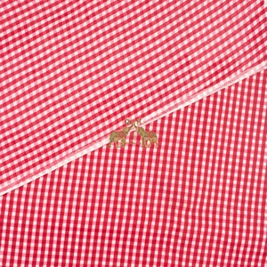 Nouvel arrivage : Tissu doux 100 % coton imprimé à la main au bloc, motif à carreaux carrés, idéal pour la confection de vêtements d'été - Product Image 6