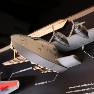 Maqueta Pre-Ensamblada Pacific Clipper 2.5D con Marco, Modelo ZE002 - Product Image 2