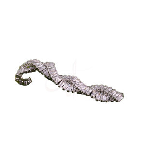 Twisted Form <b>Silver</b> Polished Essential <b>Bracelet</b> For Wearing Stand-Alone Piece <b>Bracelet</b> For Layering - Product Image 1