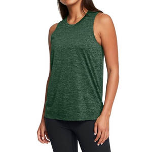 Camiseta sin mangas informal de talla grande de verano para mujer de nuevo diseño superventas 100% algodón transpirable de secado rápido blusa suelta con tirantes - Product Image 1
