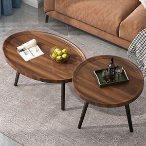 Heritage Inspired Antique Wooden <b>Coffee</b> <b>Table</b> With Strong Wooden <b>Legs</b> <b>For</b> Stable Living Room Furniture - Product Image 5