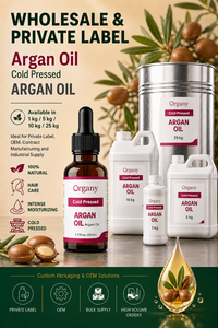 Aceite Portador de Argán Puro 100% Natural de Marruecos (Argania Spinosa) Prensado en Frío, Etiqueta Privada, Venta al por Mayor, Cuidado para Cabello y Rostro, OEM ODM - Product Image 3